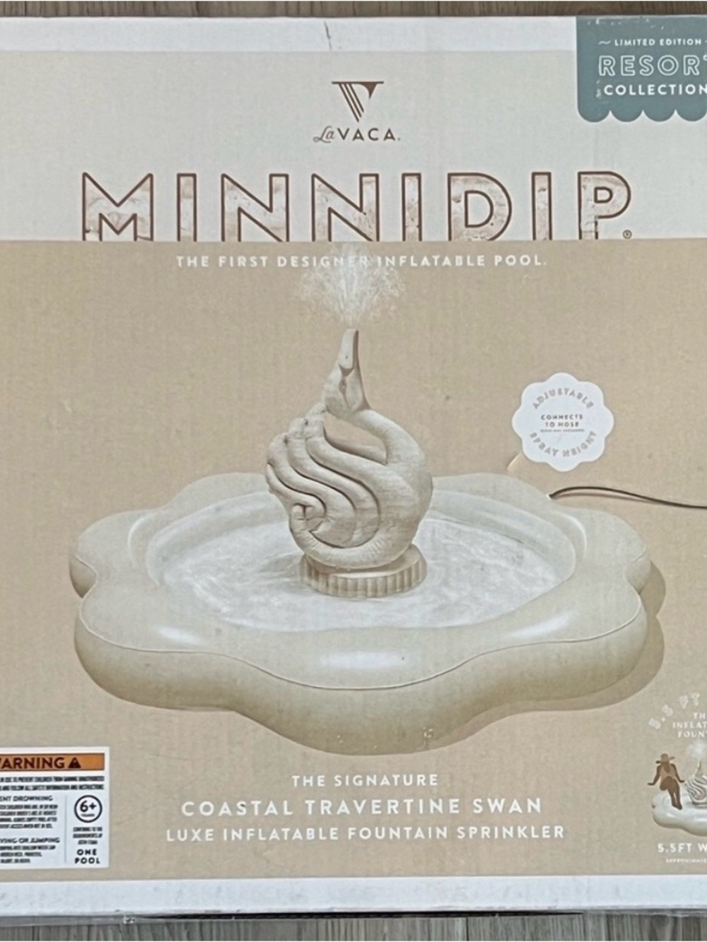 MINNIDIP fountain play sprinkler, swan - Picture 2 of 3